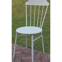 TP Gartenstühle^Metallstuhl Scandi 48X88X43Cm Antik-Weis