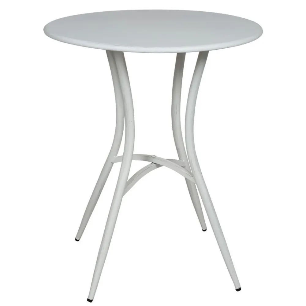 TP Gartentische^Metalltisch Scandi 59X72Cm Antik-Weis