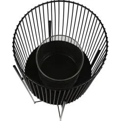 TP Laternen Und Kerzenhalter^Metall-Windlicht Mit Glaseinsatz 73Cm