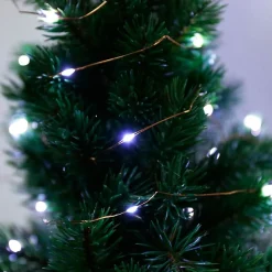 New Home Lichterketten^Mikro-Led-Drahtlichterkette Mit 40 Leds Und Timer 4,2M Kaltweis