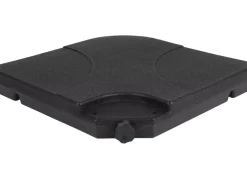 Sunny Moments Sonnenschirmständer^Modulare Ampelschirmplatten 4Er-Set Schwarz