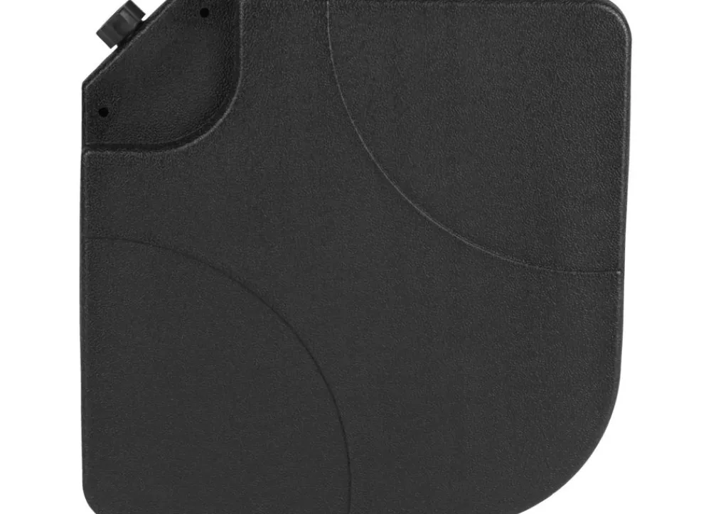 Sunny Moments Sonnenschirmständer^Modulare Ampelschirmplatten 4Er-Set Schwarz