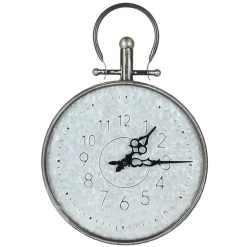 TP Sonstige Innendeko^Outdoor Metall-Wanduhr Verzinkt 31,5X46Cm