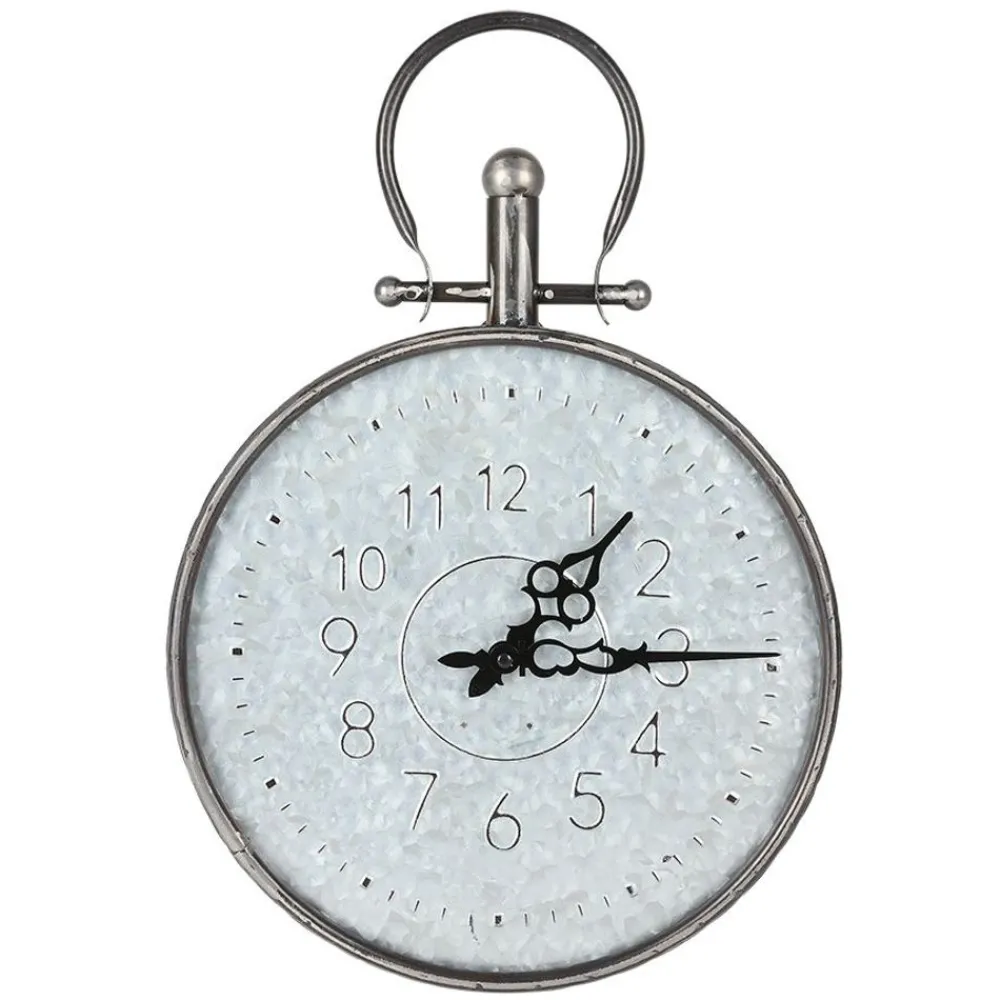 TP Sonstige Innendeko^Outdoor Metall-Wanduhr Verzinkt 31,5X46Cm