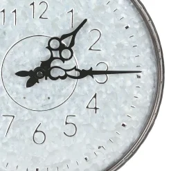 TP Sonstige Innendeko^Outdoor Metall-Wanduhr Verzinkt 31,5X46Cm