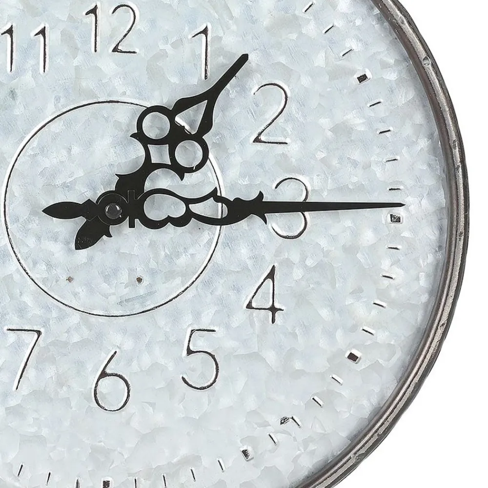 TP Sonstige Innendeko^Outdoor Metall-Wanduhr Verzinkt 31,5X46Cm