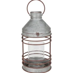 TP Laternen Und Kerzenhalter^Outdoor-Laterne Aus Zink Mit Glaseinsatz 51,5Cm