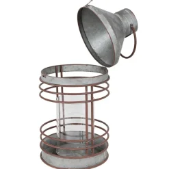 TP Laternen Und Kerzenhalter^Outdoor-Laterne Aus Zink Mit Glaseinsatz 51,5Cm