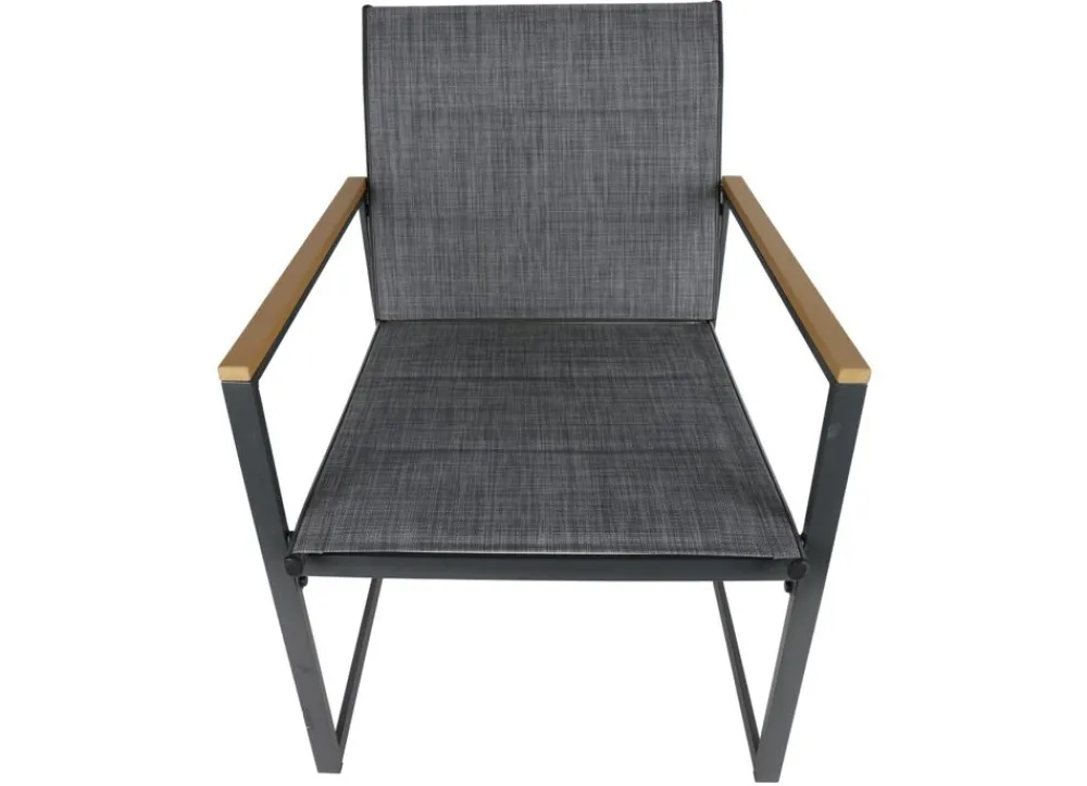 Sunny Moments Gartenstühle^Outdoor-Loungesessel Aus Metall Mit Textilbespannung 2Er-Set
