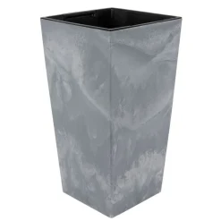 Prosperplast Pflanzkübel^Pflanzkübel Mit Einsatz Urbi Square Effect 27X50,5X27Cm Marengo-Grau