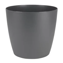 Pseudohersteller Pflanzkübel^Pflanztopf Ella Mit Rollen 34,5X31Cm Anthrazit/Matt