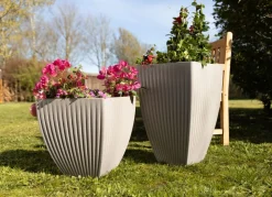 Jelenia Plast Pflanzkübel^Pflanztopf Lotus 39X60X39Cm Sand