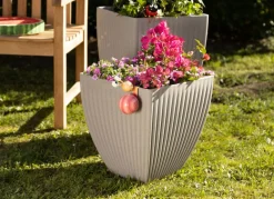 Jelenia Plast Pflanzkübel^Pflanztopf Lotus 39X42X39Cm Sand