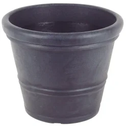 Pseudohersteller Pflanzkübel^Pflanztopf Siena Rillen 52X43Cm Anthrazit