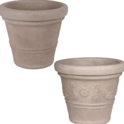 Jelenia Plast Pflanzkübel^Pflanztopf Siena 37X33Cm Sand
