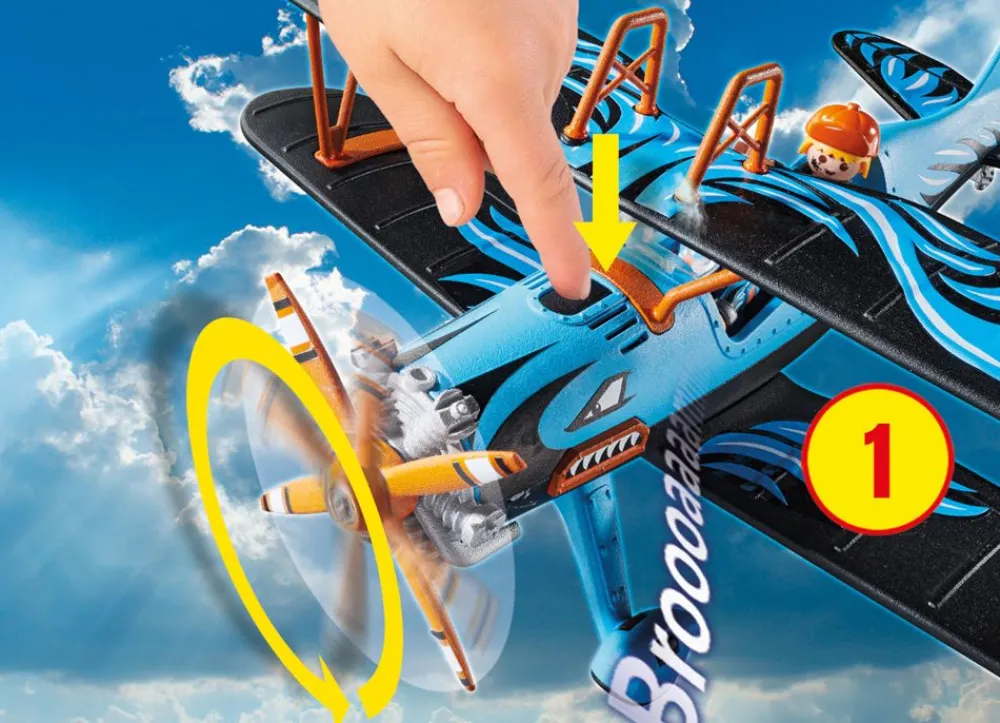 Playmobil Spielzeug Für Drinnen^ 70831 Air Stuntshow Doppeldecker Phonix