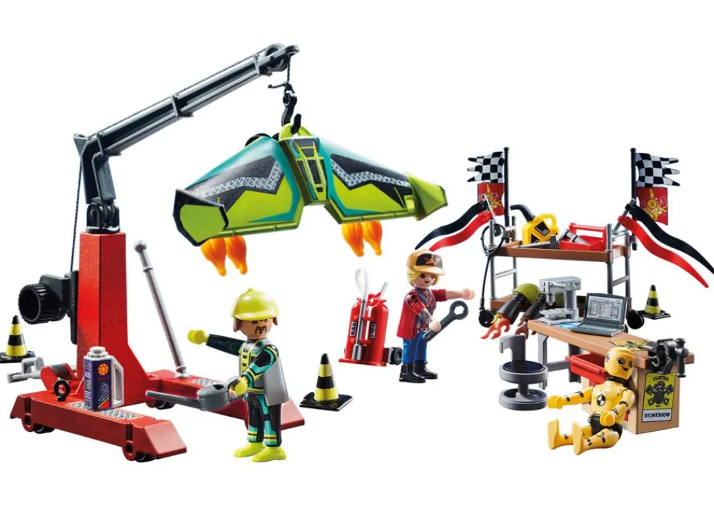 Playmobil Spielzeug Für Drinnen^ 70834 Air Stuntshow Servicestation