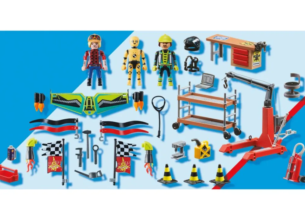 Playmobil Spielzeug Für Drinnen^ 70834 Air Stuntshow Servicestation