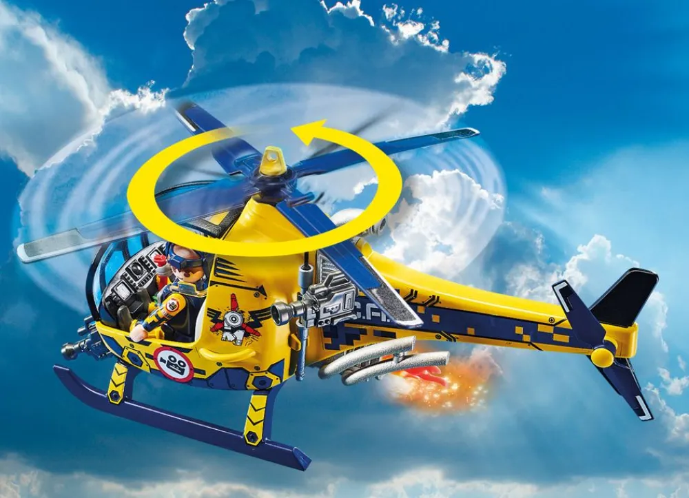 Playmobil Spielzeug Für Drinnen^ 70833 Air Stuntshow Filmcrew-Helikopter
