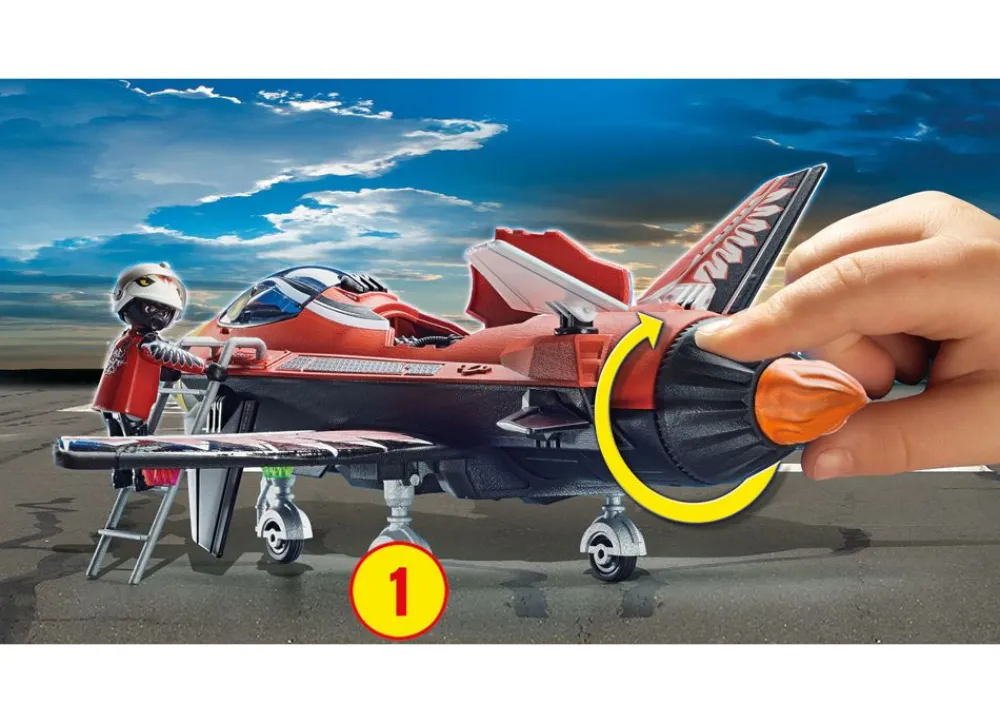Playmobil Spielzeug Für Drinnen^ 70832 Air Stuntshow Dusenjet Eagle