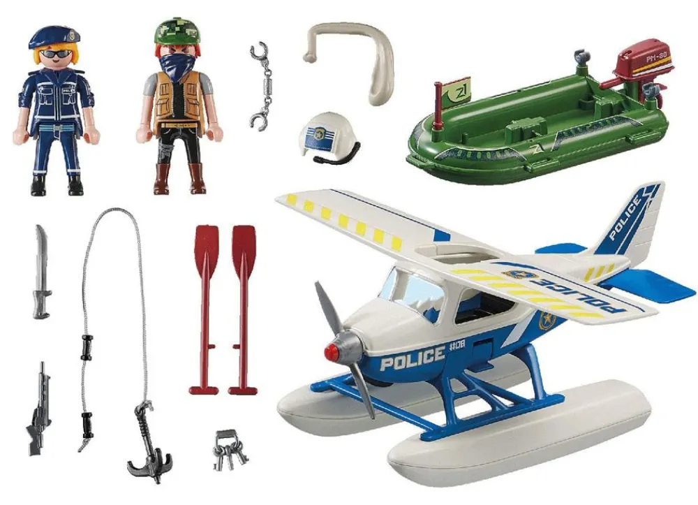 Playmobil Spielzeug Für Drinnen^ 70779 City Action Polizei-Wasserflugzeug