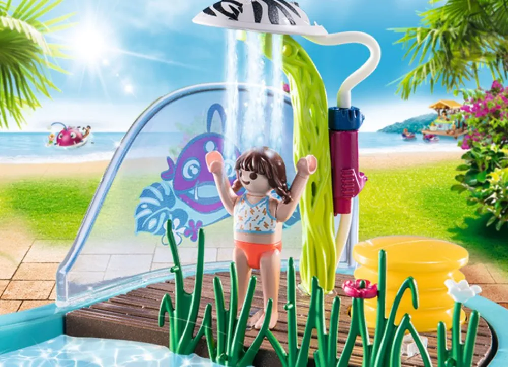 Playmobil Spielzeug Für Drinnen^ 70610 Family Fun Spasbecken Mit Wasserspritze