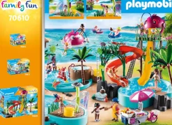 Playmobil Spielzeug Für Drinnen^ 70610 Family Fun Spasbecken Mit Wasserspritze
