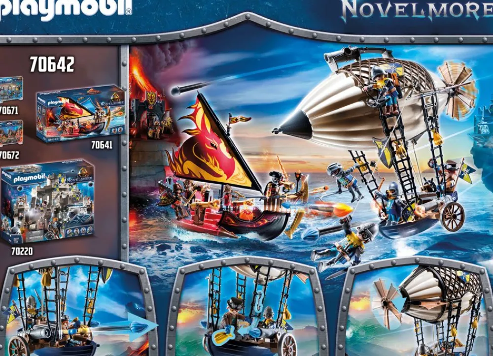 Playmobil Spielzeug Für Drinnen^ 70642 Novelmore Darios Zeppelin