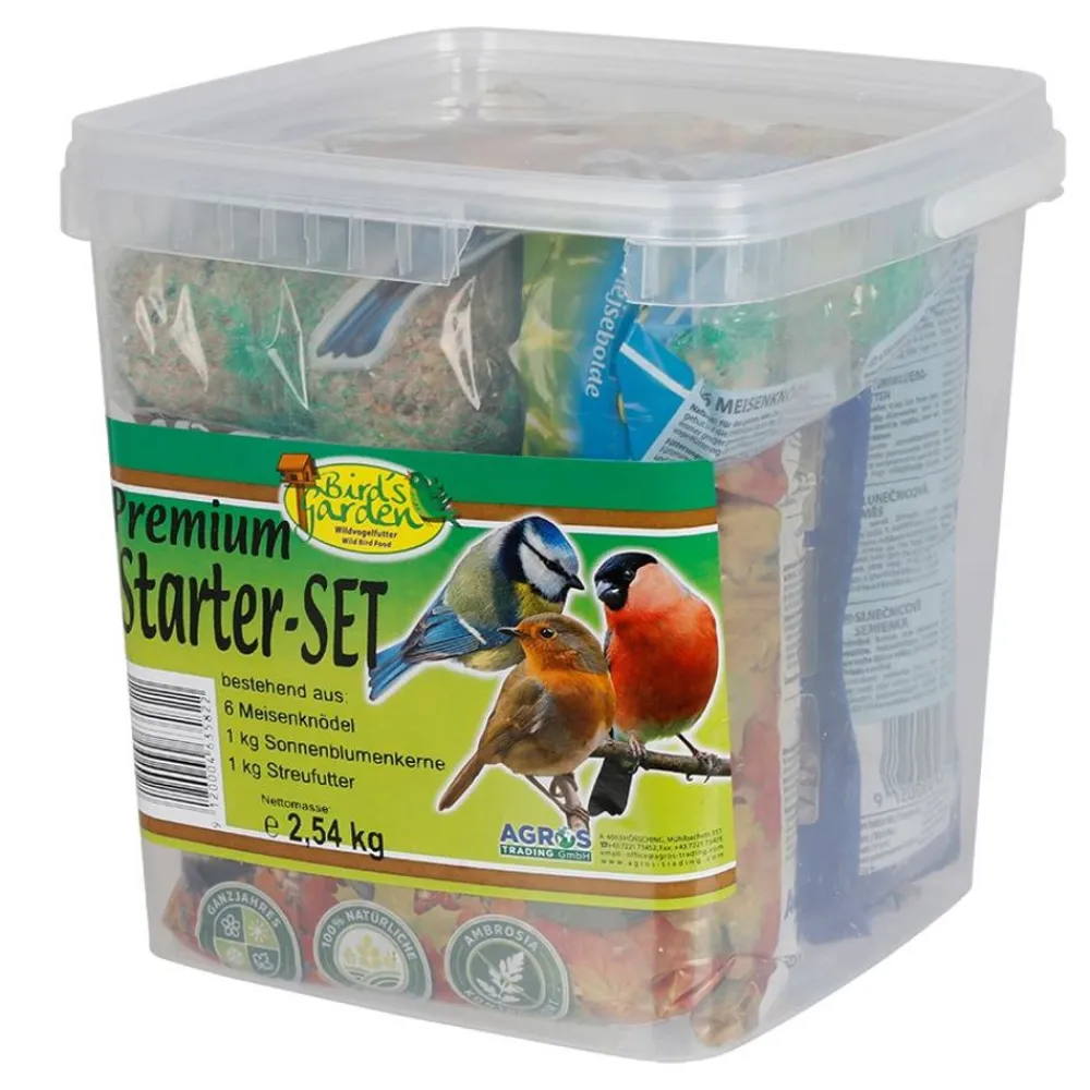 Birds Garden Tiernahrung^Premium Starter-Set Vogelfutter 2,54Kg