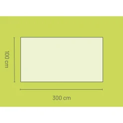 Sunny Moments Sichtschutz^Pvc-Sichtschutzmatte 100X300Cm Grau
