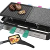 Skive Küchengeräte^Raclette-Grill Mit Granitsteinplatte Fur 8 Personen