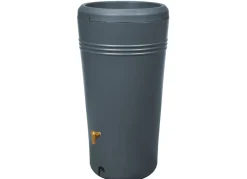 4rain Regentonnen^ Azura 2In1 Regenspeicher 230L Mit Pflanzschale Graphitgrau