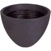 Jelenia Plast Pflanzkübel^Rillentopf Rund 31Cm Anthrazit
