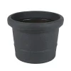 Pseudohersteller Pflanzkübel^Runder Pflanztopf Pistoia 40X30Cm Anthrazit
