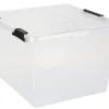 TP Aufbewahrungsboxen^Scharnierbox Mit Deckel 40X27X40Cm Transparent
