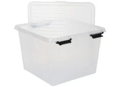 TP Aufbewahrungsboxen^Scharnierbox Mit Deckel 40X27X40Cm Transparent
