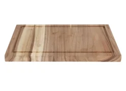 TP Bretter Und Tabletts^Schneid- Und Servierbrett Aus Akazienholz Mit Saftrinne 48X32,5Cm