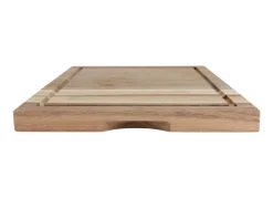 TP Bretter Und Tabletts^Schneid- Und Servierbrett Aus Akazienholz Mit Saftrinne 48X32,5Cm