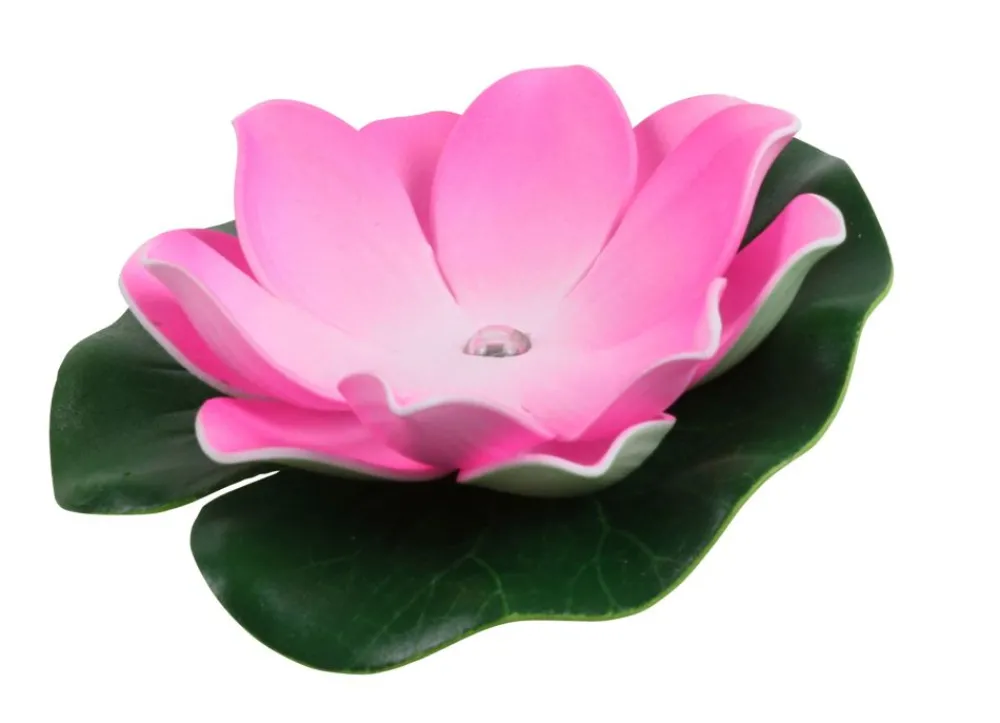 TP Leuchtdeko^Schwimmende Lotusblute Mit Led Farbwechsler 10Cm