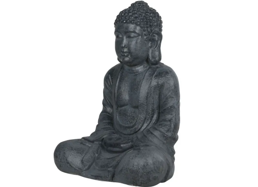 TP Gartenfiguren^Sitzender Buddha Aus Magnesia Gros 38X25X50Cm