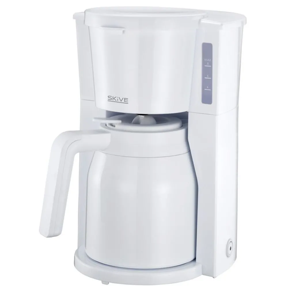 Skive Küchengeräte^ Kaffeemaschine Mit Thermoskanne Weis