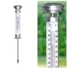 TP Leuchtdeko^Solar Garten-Thermometer