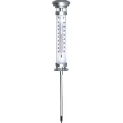 TP Leuchtdeko^Solar Garten-Thermometer