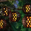 TP Lichterketten^Solar Lichterkette Mit 8 Laternen 4,8M 80Leds
