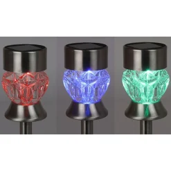 TP Lampen Und Leuchten^Solar-Gartenleuchte Diamant Mit Farbwechsler