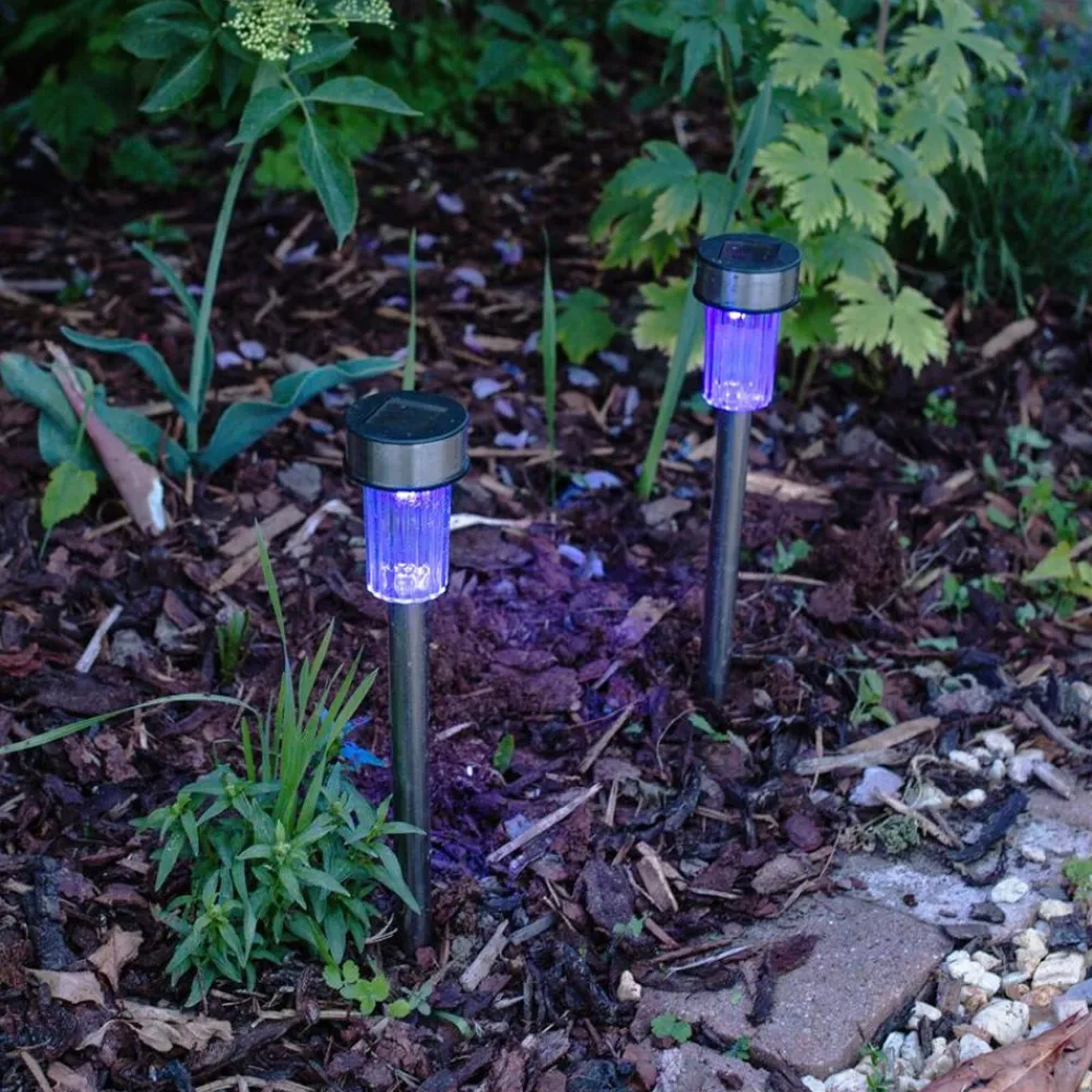 outdoor lights Lampen Und Leuchten^Solar-Gartenleuchten Mit Farbwechsler 10Er-Set