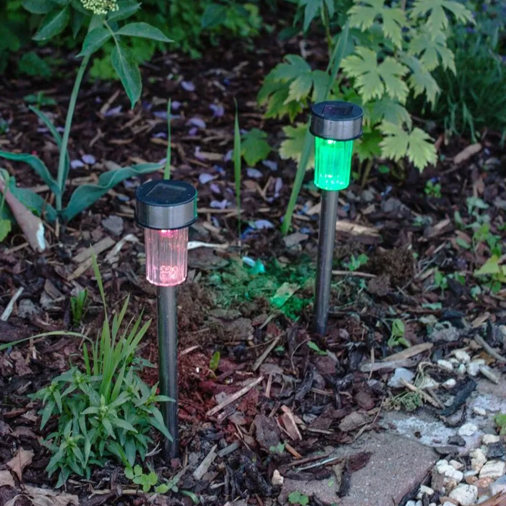 outdoor lights Lampen Und Leuchten^Solar-Gartenleuchten Mit Farbwechsler 10Er-Set