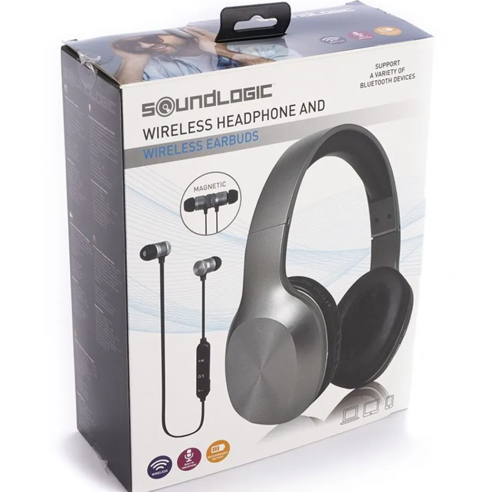 Soundlogic Multimedia^ 2In1 Bluetooth-Kopfhorer