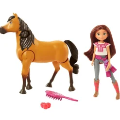 Mattel Spielzeug Für Drinnen^Spielset Mit Spirit Pferd Und Lucky Puppe