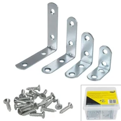 TAS Tools Zubehör^Stuhlwinkelsortiment Im Eimer 40 Winkel Zzgl. 160 Schrauben